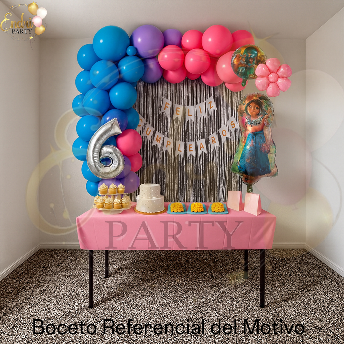 Pack de Decoración Temática ENCANTO MIRABEL - Imagen 2