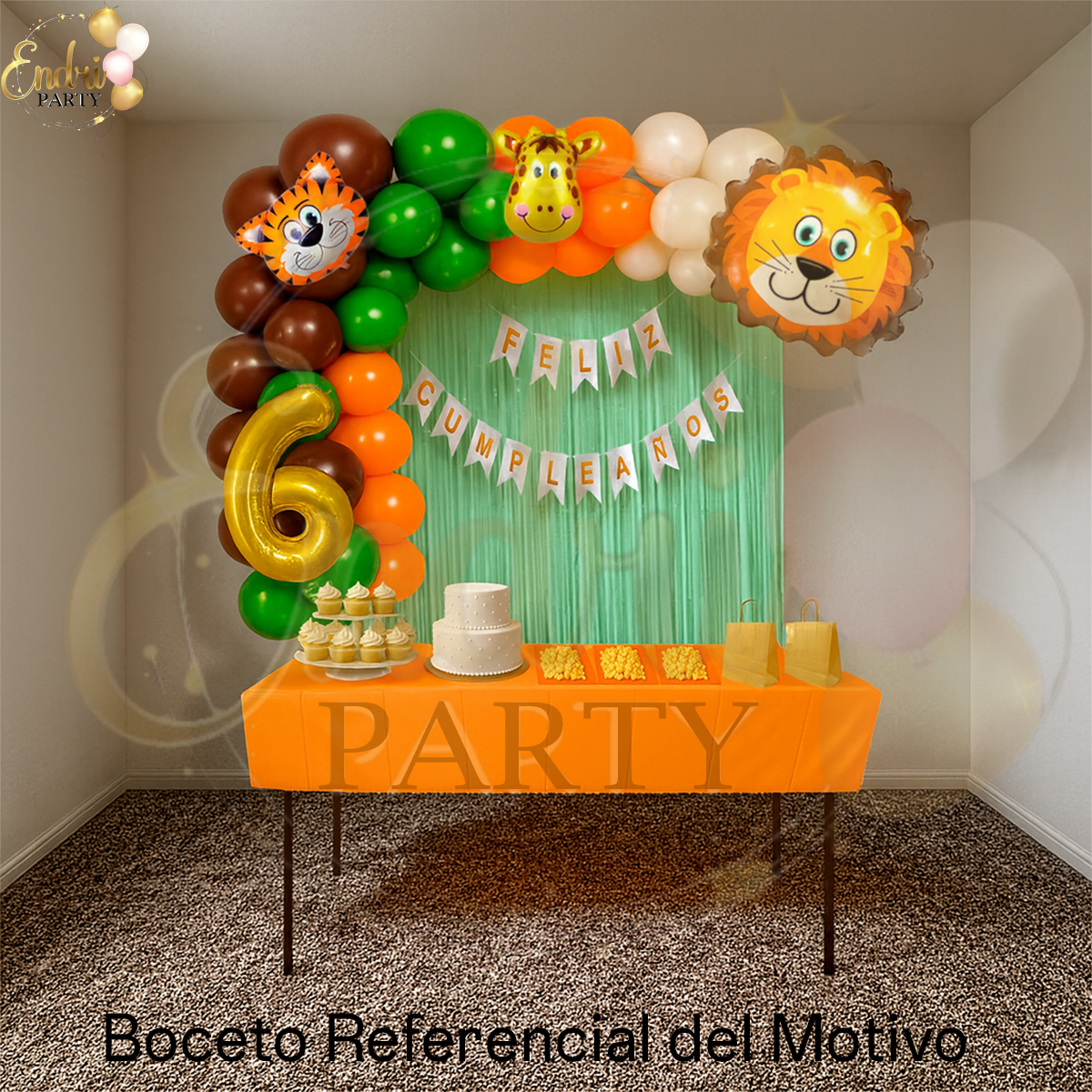 Pack de Decoración Temática SAFARI - Imagen 3