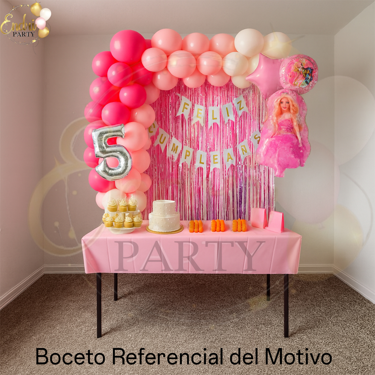 Pack de Decoración Temática BARBIE - Imagen 3