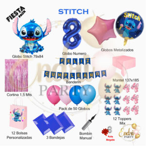 Pack de Decoración Temática STITCH