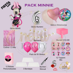 Pack de Decoración Temática MINNIE