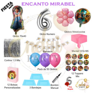 Pack de Decoración Temática ENCANTO MIRABEL