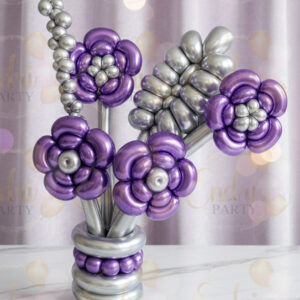 Arreglo de Globos en Forma de Ramo Floral